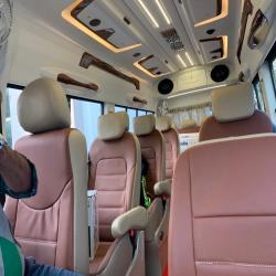 Tempo Traveller 1X1 Maharaja Seats